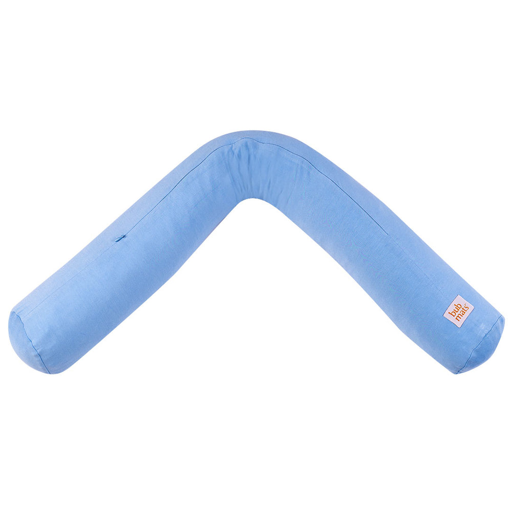 Load image into Gallery viewer, Tummy Time Pillow · Sky Blue
